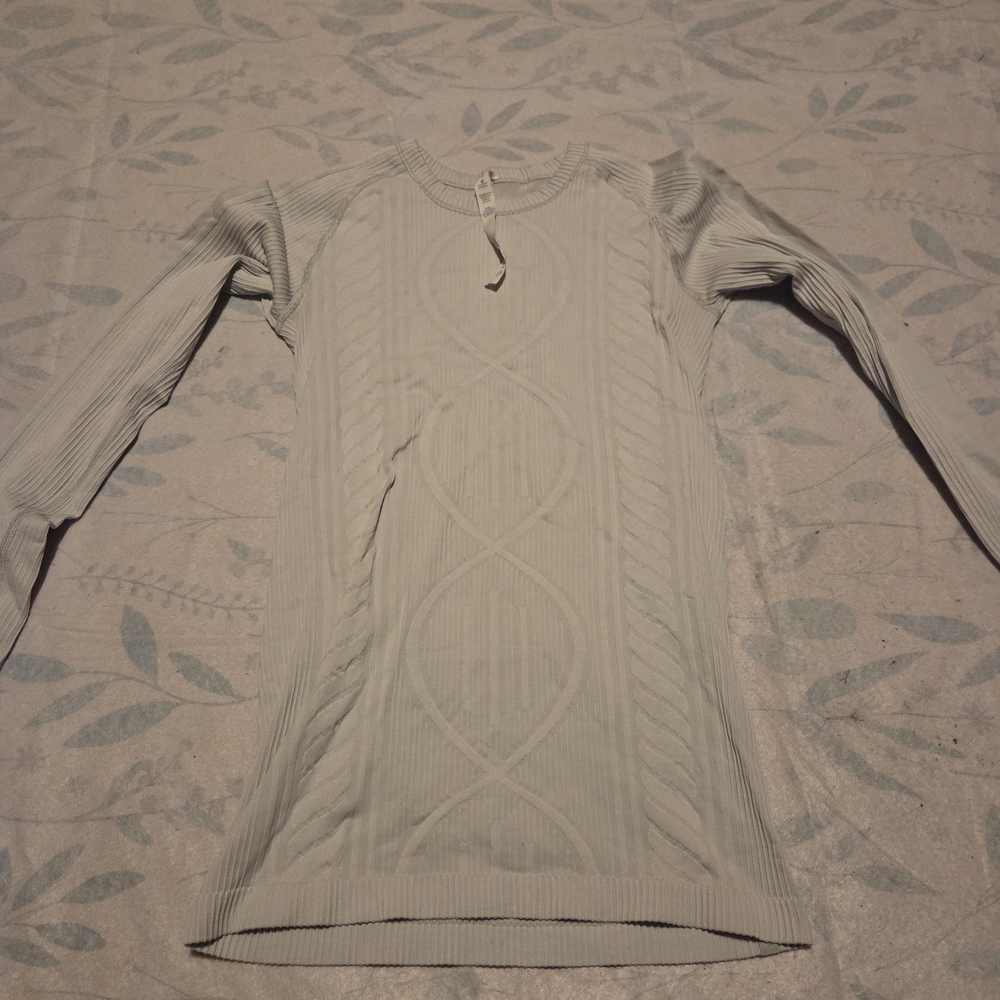 Lululemon Athletica Beige Long Sleeve Top